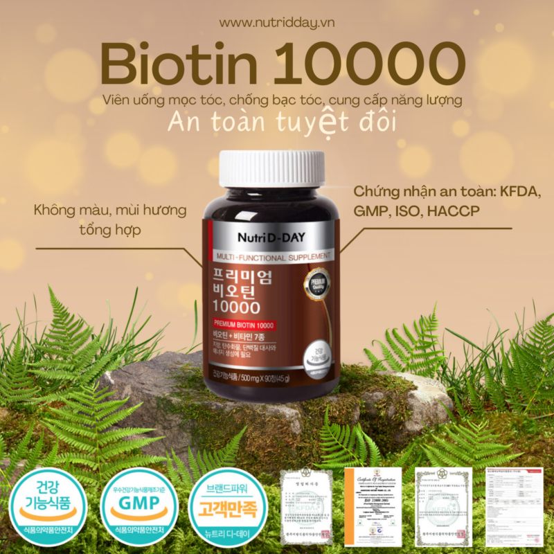 Nutri D-Day PREMIUM Biotin 10000