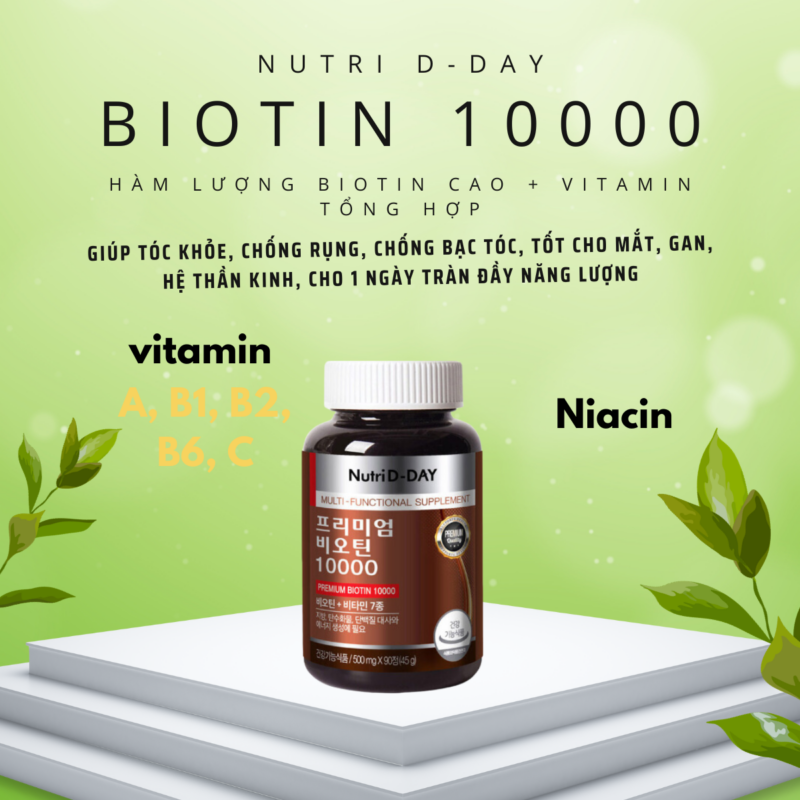 Biotin nạp năng lượng 