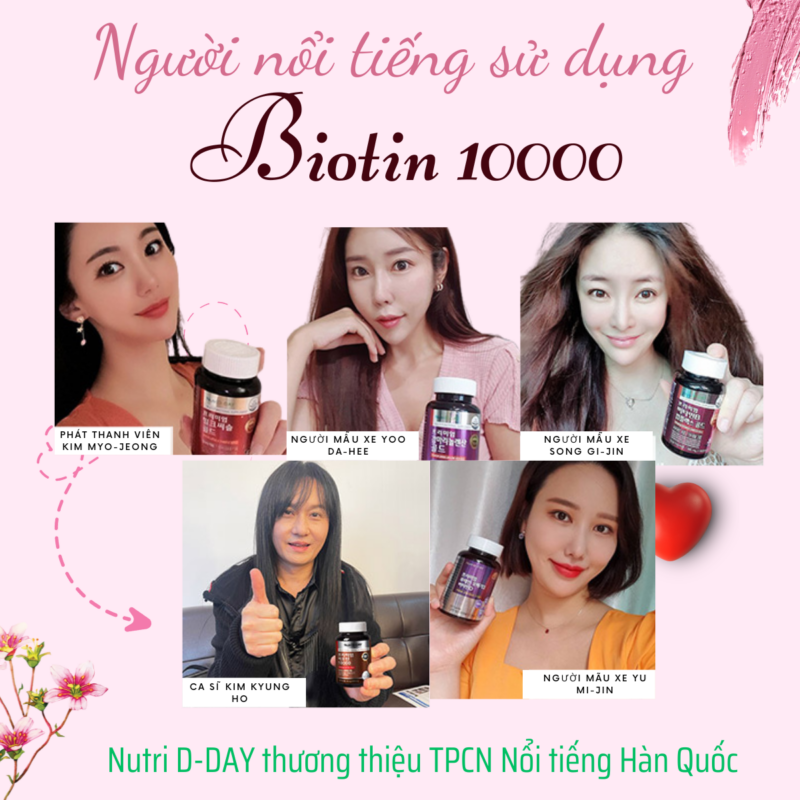 Nutri D-Day PREMIUM Biotin 10000: Nạp năng lượng cho ngày dài hứng khởi