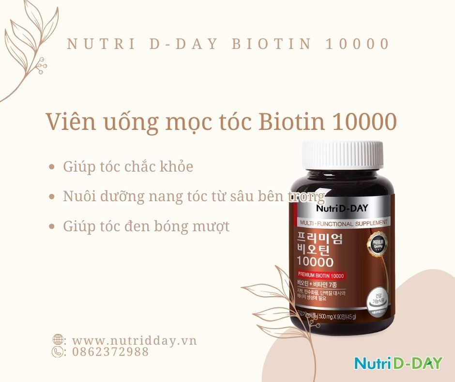 Nutri D-Day PREMIUM Biotin 10000